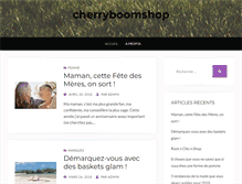 Tablet Screenshot of cherryboomshop.com